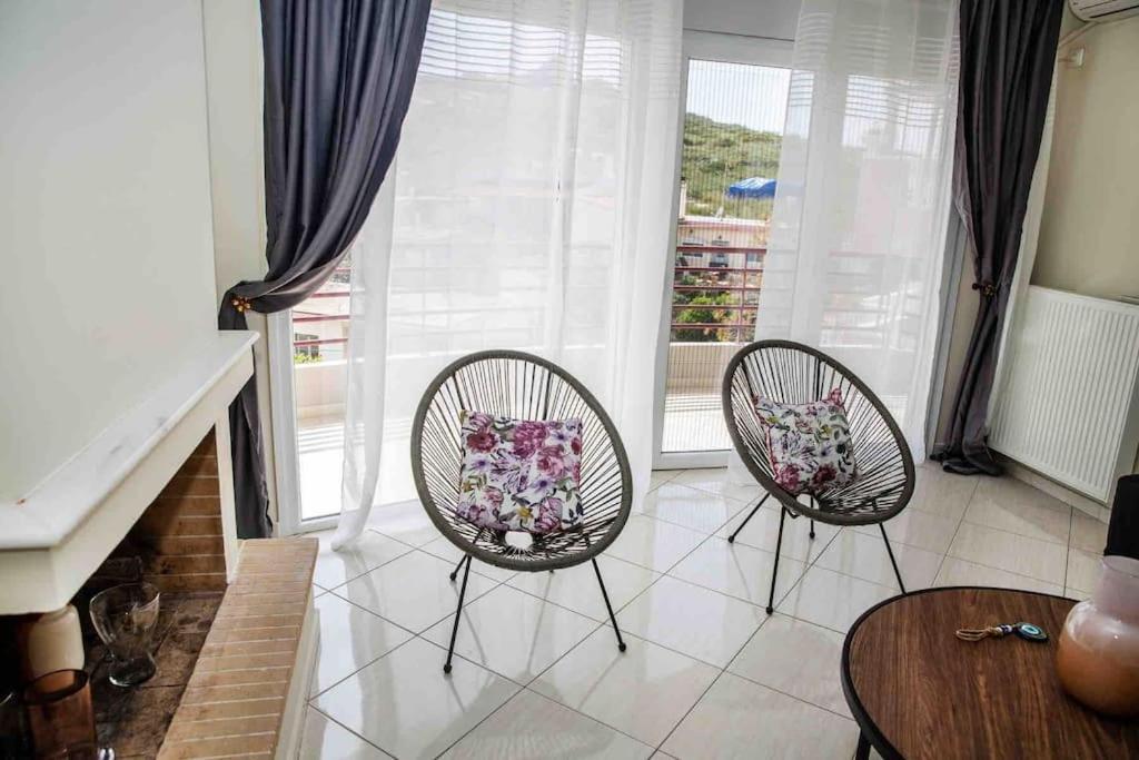 Lavrio Seaview 2Bdr Apt 4 Min Dive From The Sea Exterior foto